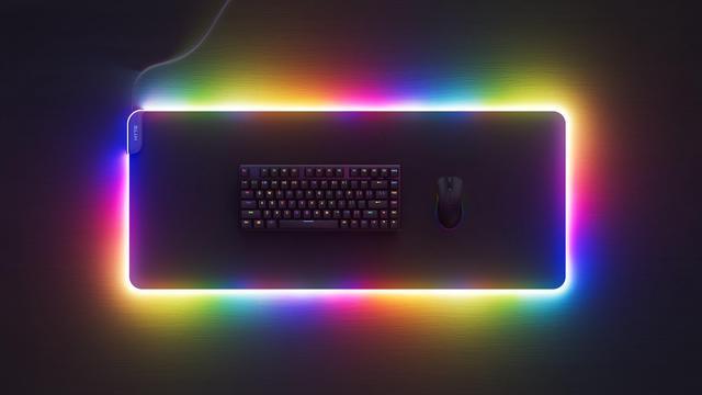 HYTE CNVS QRGB Spelmatta - 50-pixlar QRGB, 900 X 370 X 5 Mm