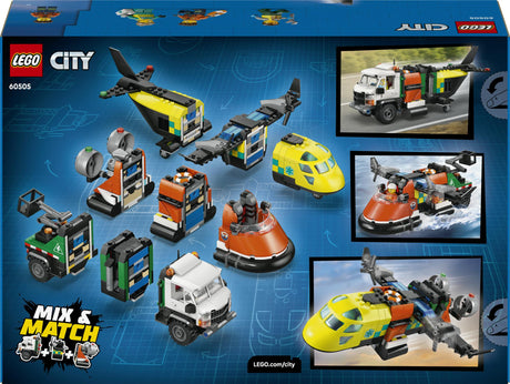 LEGO - LEGO City - Airplane, Service Truck & Hovercraft Remix (60505) LEGO