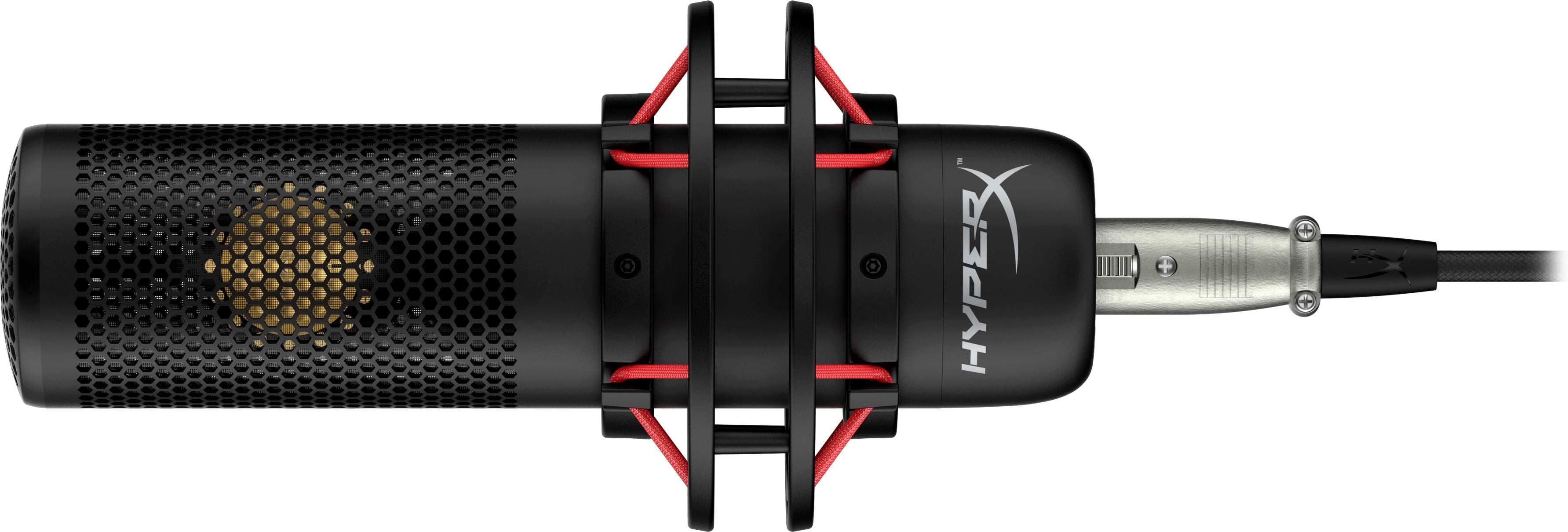 HyperX ProCast Mikrofonkabel -38dB Cardioid Svart Röd