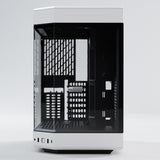 Hyte Y60 Midi Tower - svart/vit, PCI-e 4.0, panoramautsikt över glas