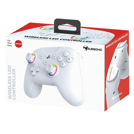 Subsonic Wireless Led Controller White – Nintendo Switch