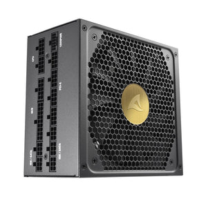 Sort Sharkoon Rebel P30 Gold strømforsyning