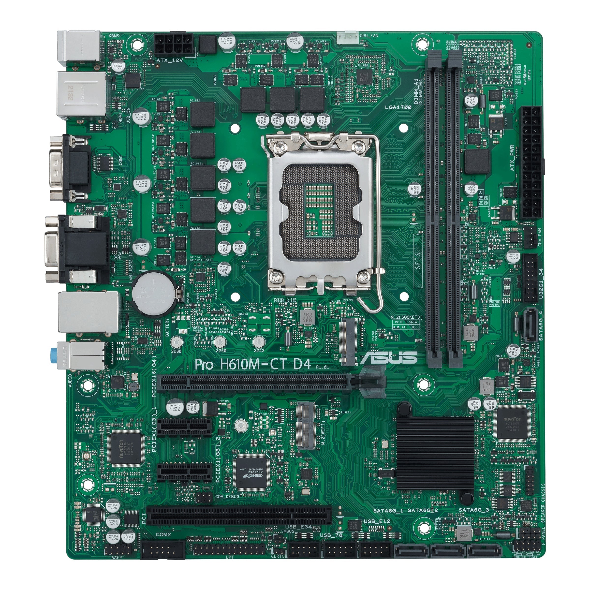 ASUS PRO H610M-C D4-CSM (mATX, H610, LGA 1700, DDR4)