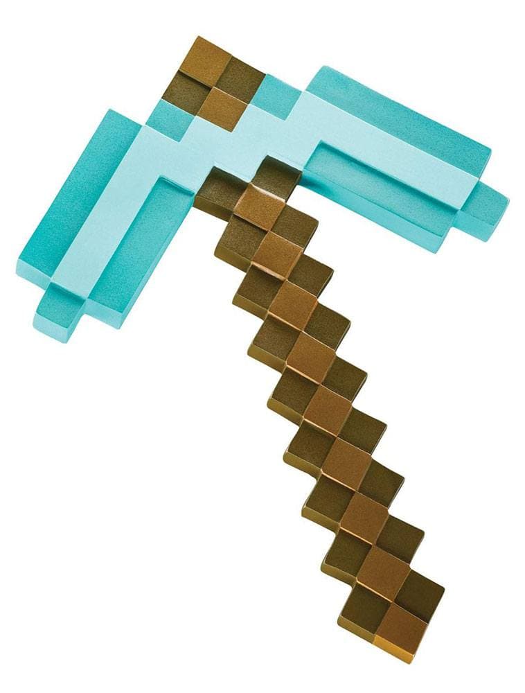 Minecraft Plastic Diamond Pickaxe