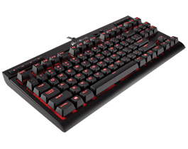 Corsair Gaming K63 Kompakt Mekaniskt Tangentbord, Bakgrundsbelyst Röd LED Cherry MX Röd