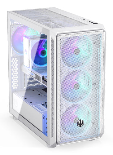 ENDORFY Arx 700 ARGB White Tempered Glass Endorfy