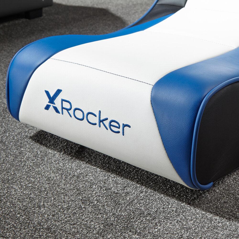 XROCKER PLAYSTATION GEIST 2.0 FLOOR ROCKER - VIT OCH BLÅ