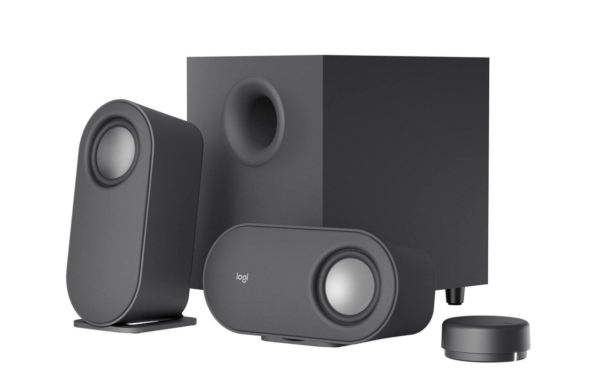 Logitech - Z407 Datorhögtalare Med Subwoofer Och Bluetooth-anslutning - Grafit