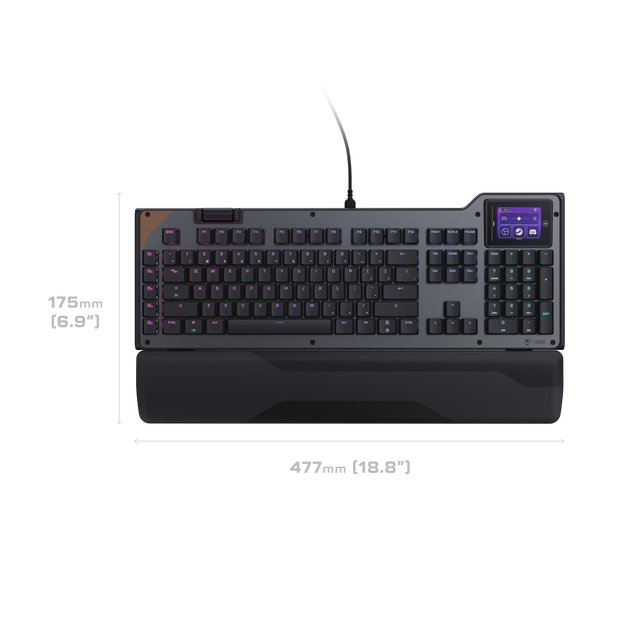 Turtle Beach Command KB5 – Nordic – Sort – produktbillede