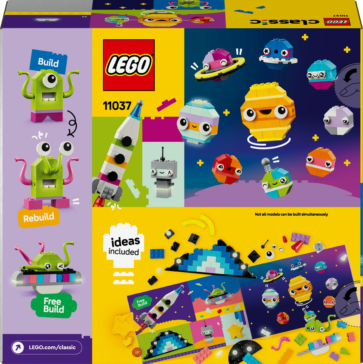 LEGO 11037 Classic Creative Space Planets Construction Toy