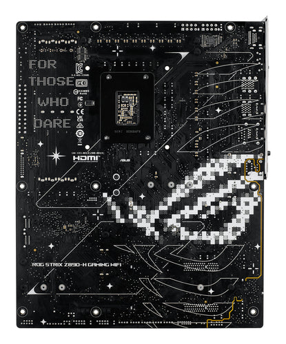 Bagsiden af ASUS ROG STRIX Z890-H GAMING WIFI