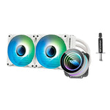 PC Vattenkylning Darkflash DX240 V2.6 ARGB 2x 120x120 (vit)