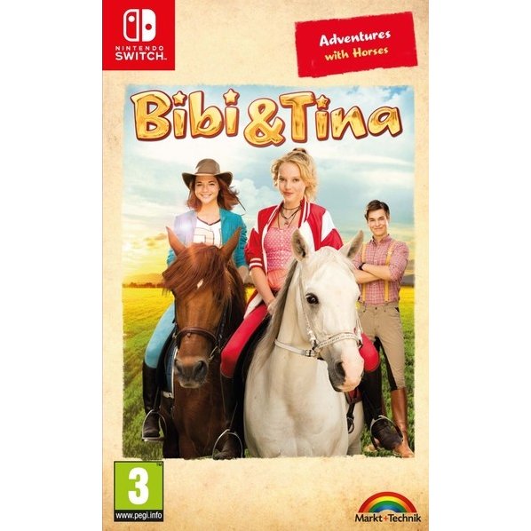 Bibi & Tina: Adventures with Horses – omslag til Nintendo Switch