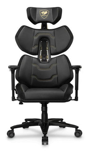 COUGAR Terminator Elite Gold, sort gamingstol – produktvisning