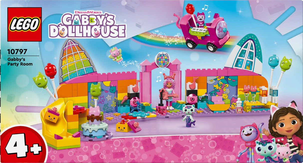 LEGO 10797 Gabby's Dollhouse Gabby's Party Room, construction toy LEGO