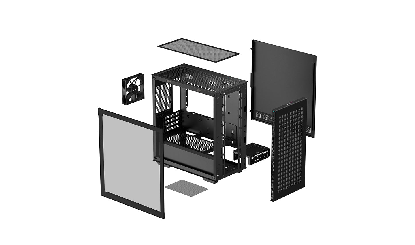 DeepCool CH370 Micro-ATX Fodral, Svart