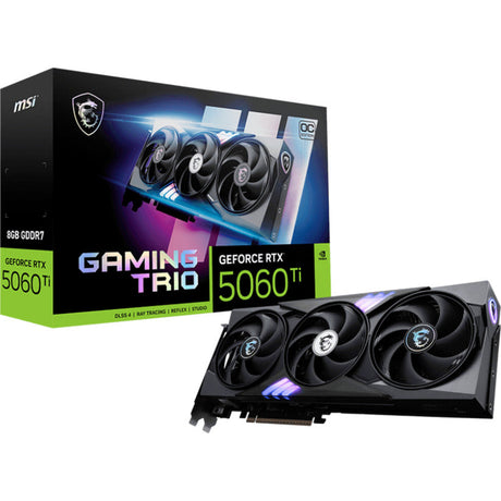 MSI GeForce RTX 5060 Ti GAMING TRIO OC 8G – Sort