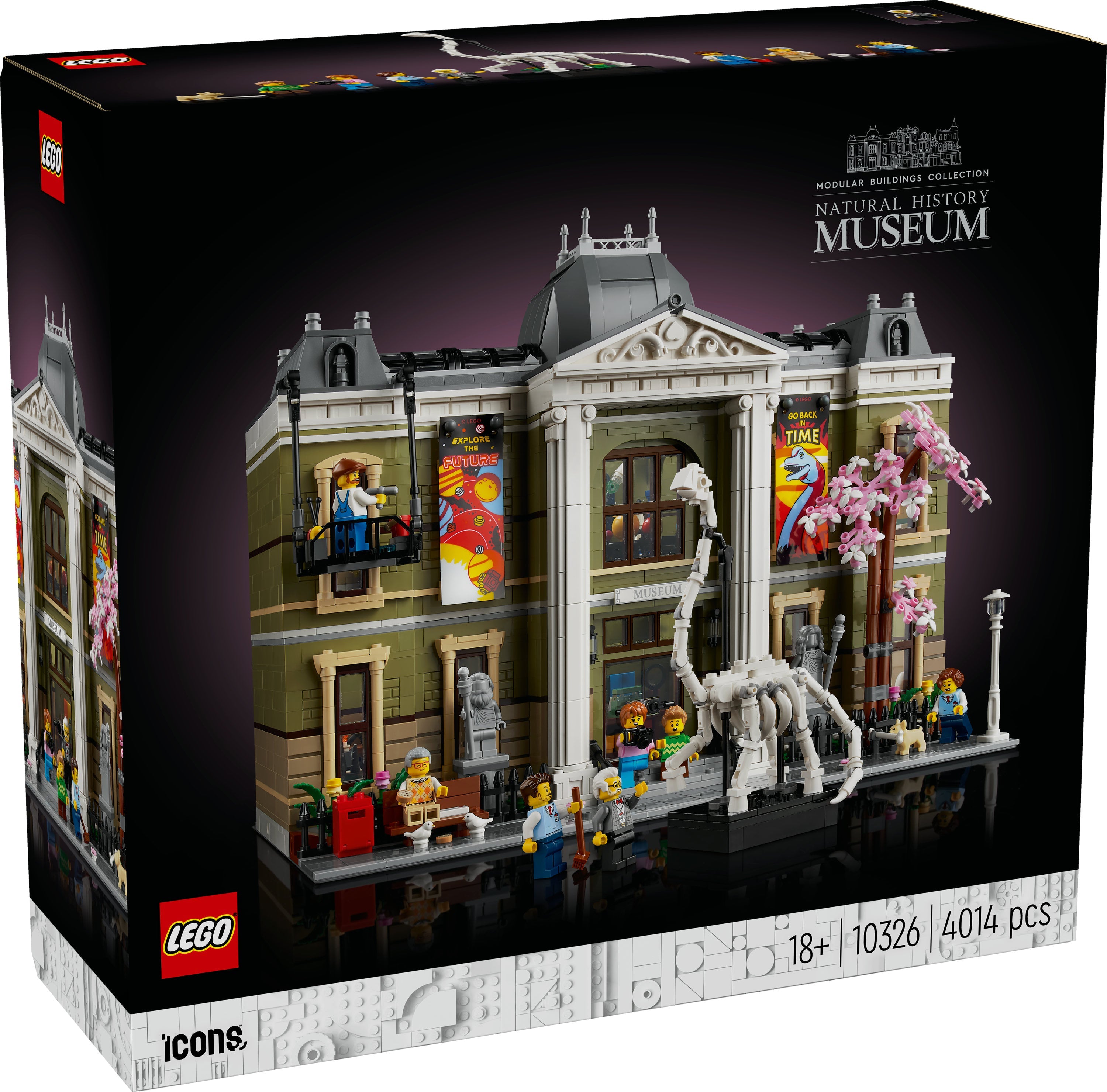 LEGO 10326 Ikoner Museum Of Natural History, Bygga Leksak