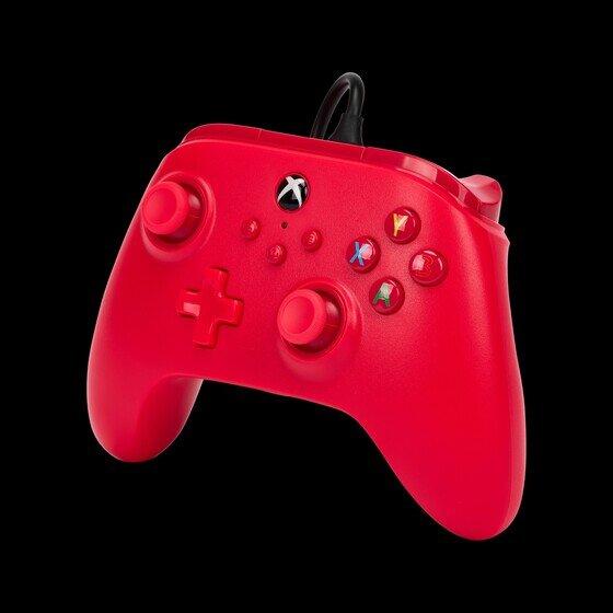 PowerA Cabled Controller För Xbox Series X - S - Röd