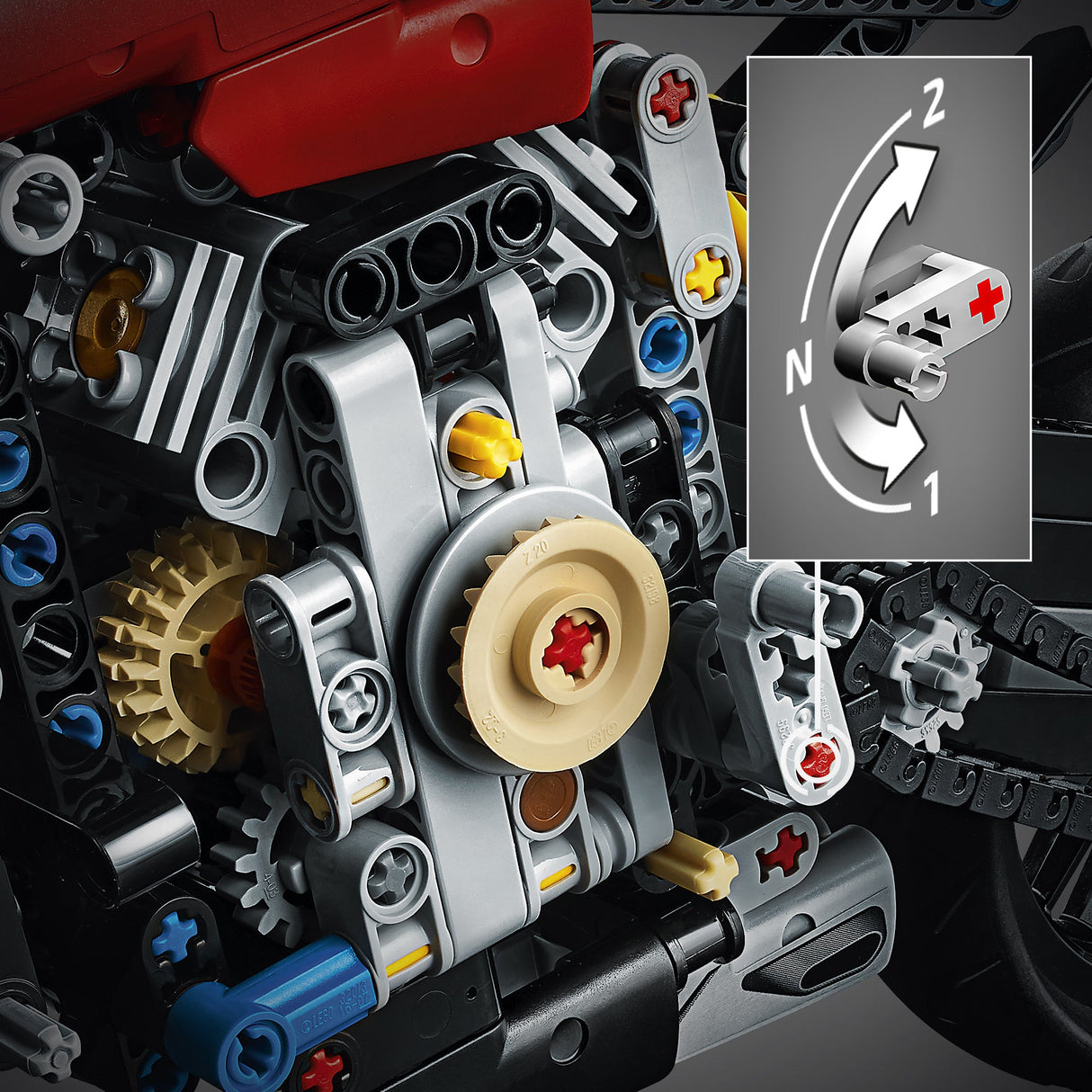 LEGO 42107 Technic Ducati Panigale V4 R, Byggleksakssaxfodral