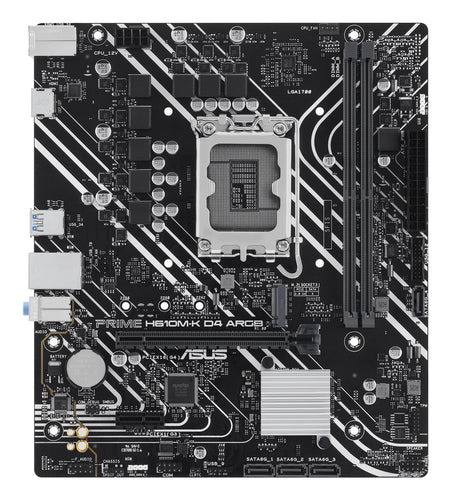 ASUS PRIME H610M-K D4 ARGB bundkort set forfra