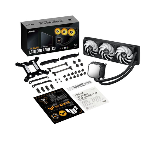 ASUS TUF Gaming LC III 360 ARGB LCD – emballage