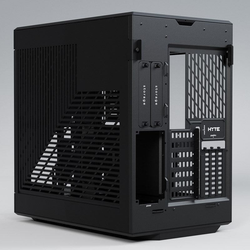 Hyte Y60 Midi Tower - svart/svart, PCI-e 4.0, panoramautsikt över glas