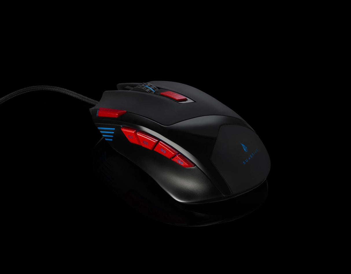 SUREFIRE - Eagle Claw Gaming RGB-mus Med 9 Knappar
