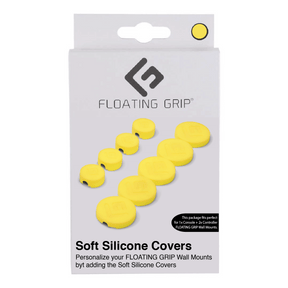 Floating Grip silikonekapper til vægbeslag – gul