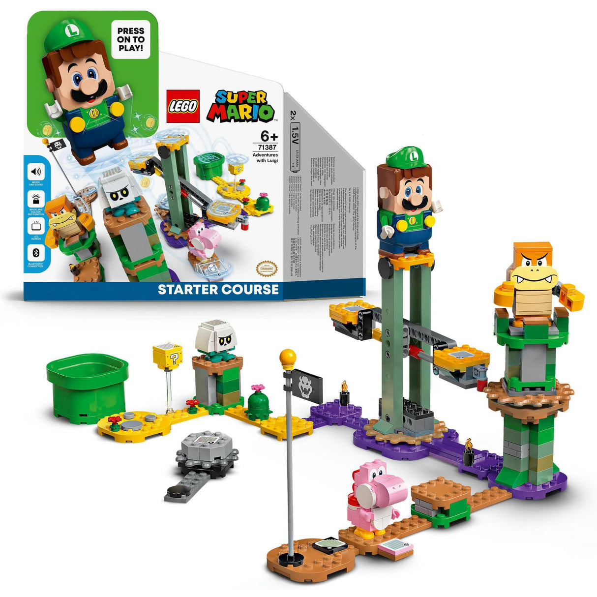 LEGO Super Mario - Äventyr Med Luigi Bana (71387)
