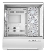 Sharkoon AK6 RGB White Panoramic Dual Tempered Glass 4x 120mm ARGB PWM Fans USB-C BTF ATX Gaming PC Case Sharkoon