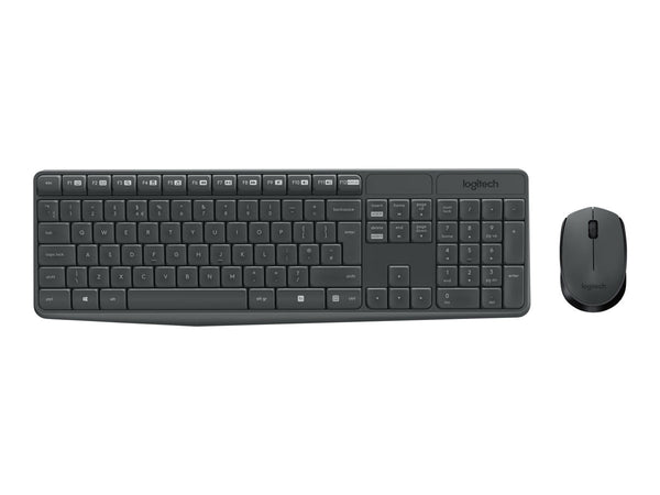 Logitech Trådløst Tastatur og Mus-sæt - Nordisk Layout