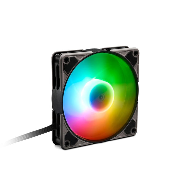 Sharkoon SilentStorm 140 PWM blæser med sort ramme og lyse vinger