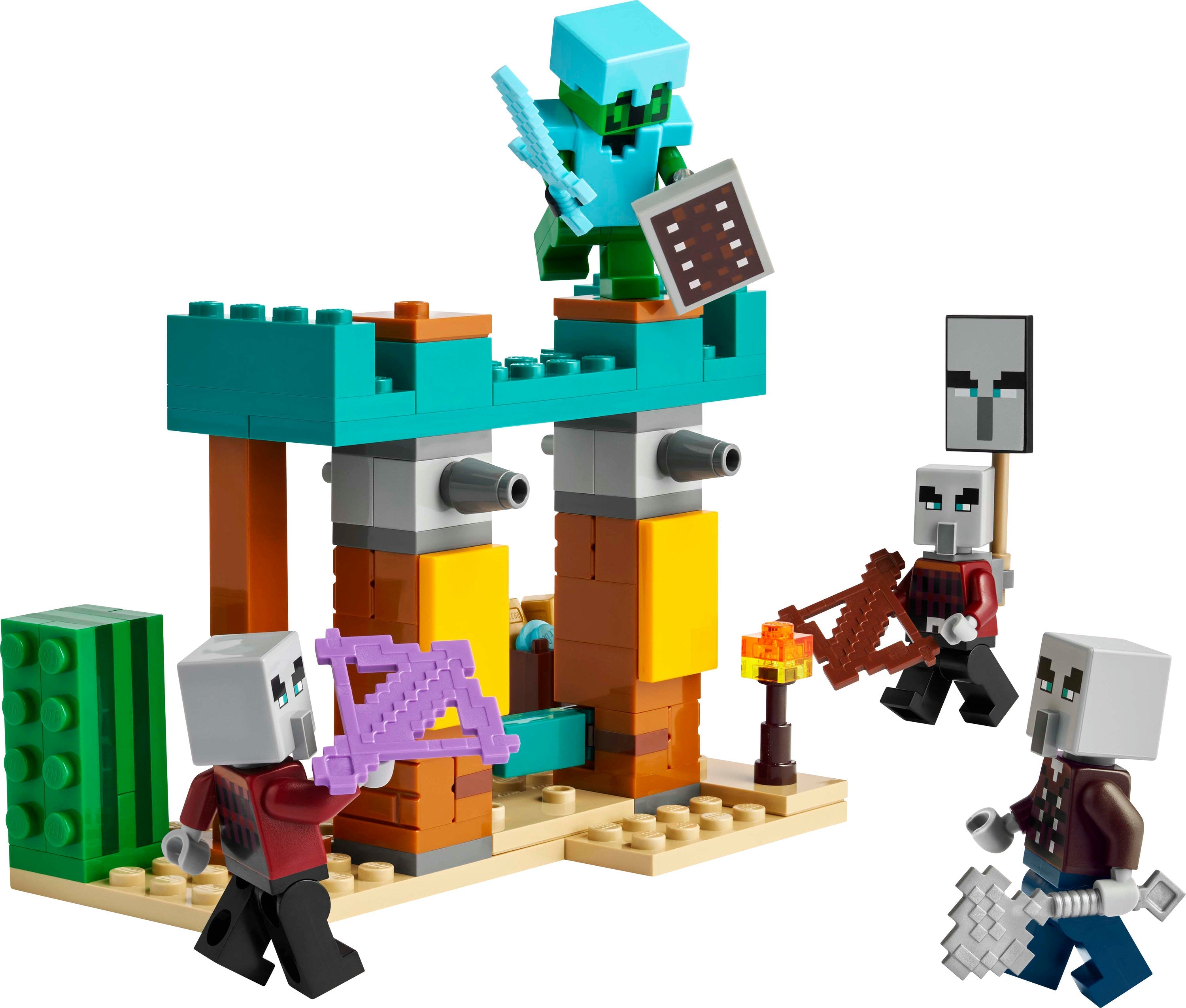LEGO 21267 Minecraft The Illager Desert Patrol