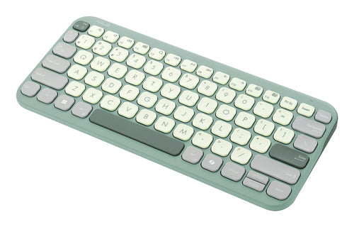 ASUS Marshmallow KW100 Bluetooth-tastatur – set skråt forfra (vinkel 3)
