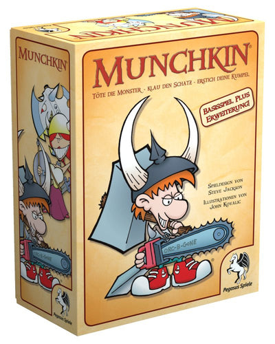 Pegasus Munchkin 1+2 Kortspil Tysk – Æske set fra siden