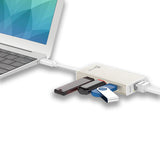 j5create JCH471 – USB-C-hub med Gigabit Ethernet – USB-udstyr ved laptop som eksempel