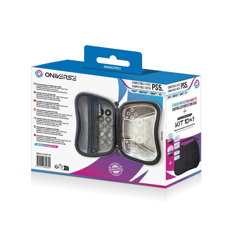 Oniverse Controller Case With 10 Accessories 4 Rings + 6 Silicon Cap - Grey ONIVERSE