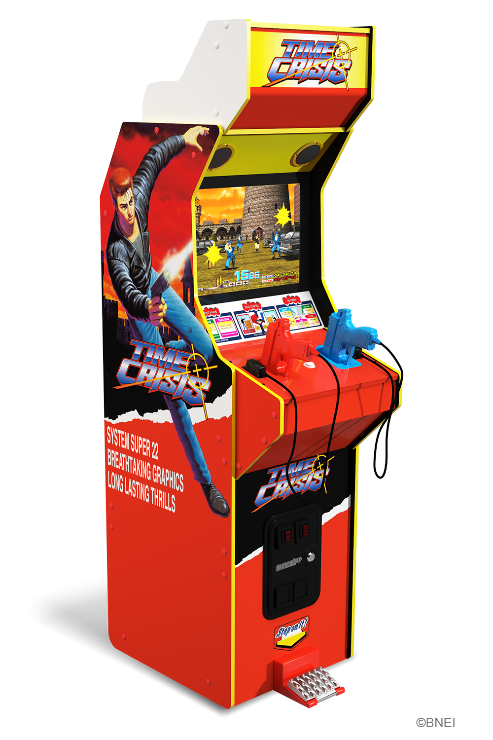 ARCADE 1 UP TIME CRISIS DELUXE ARCADE MACHINE