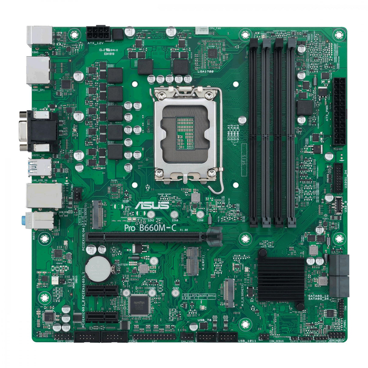 ASUS PRO B660M-C-CSM (mATX, B660, LGA 1700, DDR5) ASUS