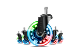 L33T 3″ Gummihjul med RGB-lys - 5-pack