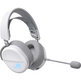 ASUS ROG Pelta – hvidt headset med mikrofon set skråt