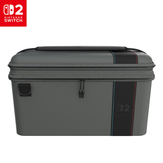 Turtle Beach PlayTrek 2-in-1 – Switch 2-rejsetaske – Sort – sort 2-i-1-taske forfra