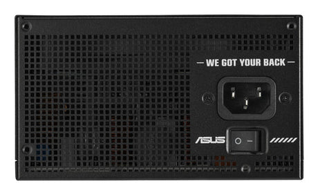 ASUS TUF Gaming 1000P – 1000 W Platinum strømforsyning – netstik og afbryder