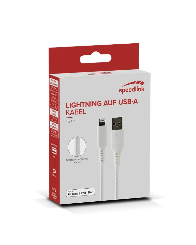 Speedlink - USB-A to Lightning Cable, white Speedlink