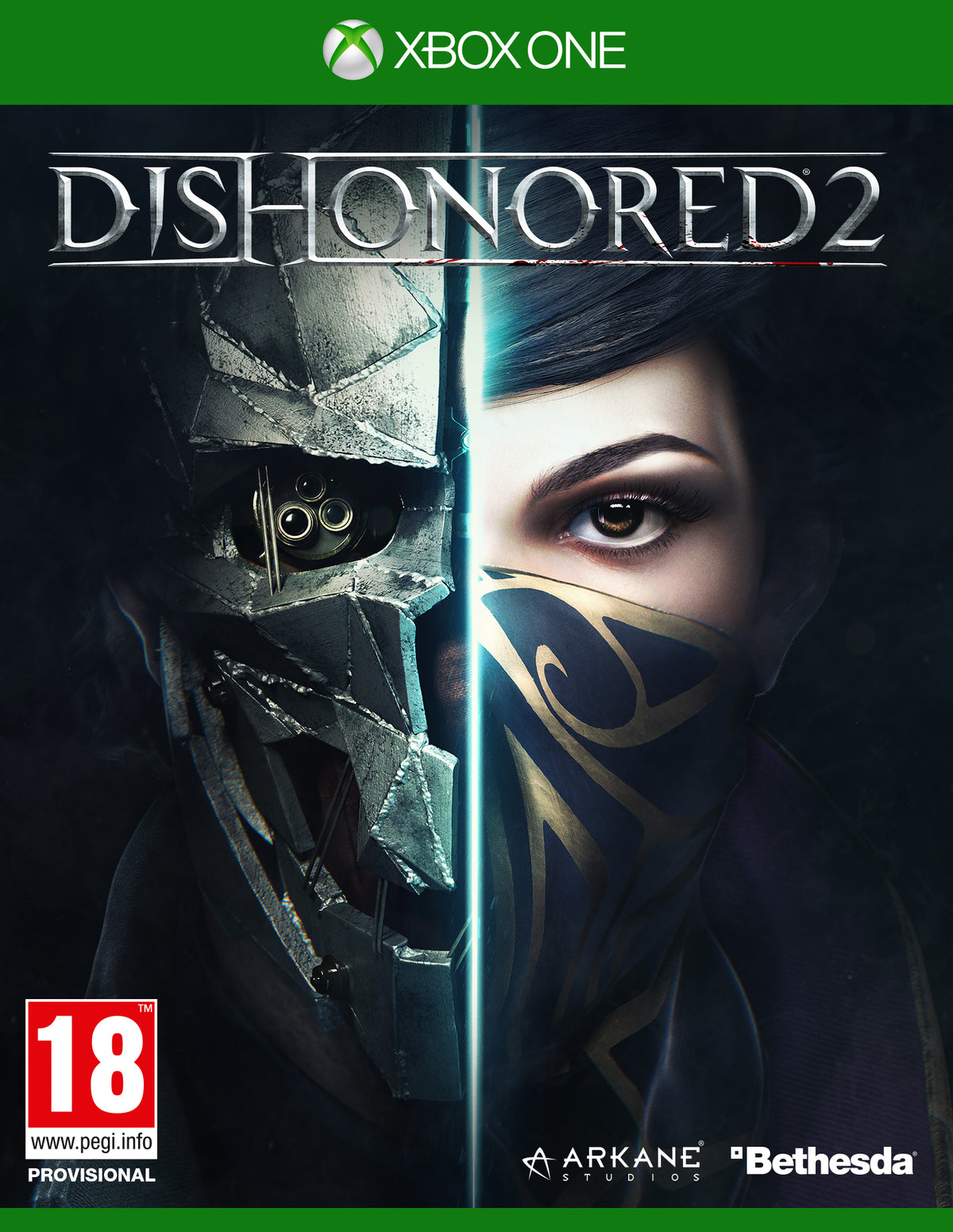 Dishonored 2 – Xbox One – spilomslag
