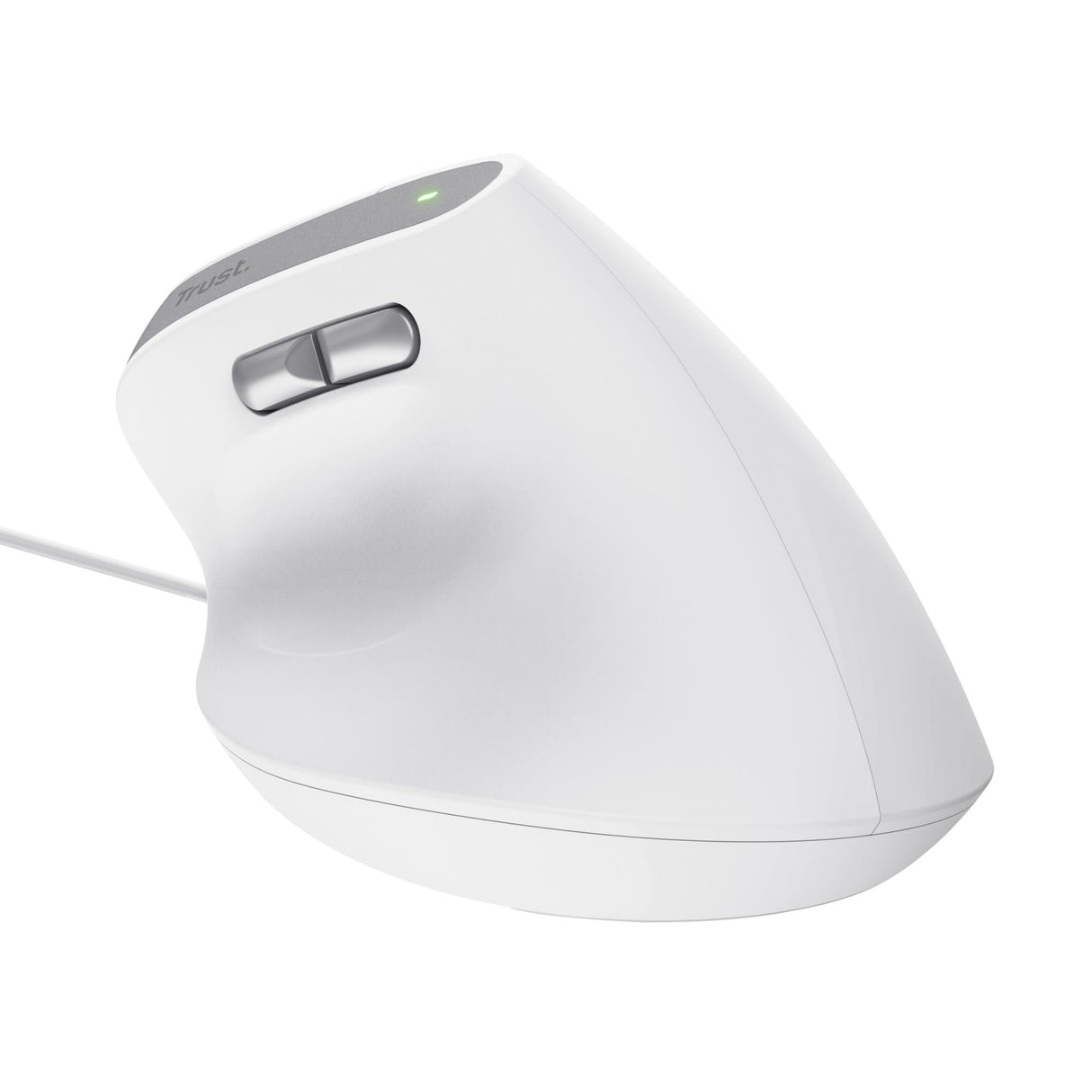 TRUST BAYO II ERGONOMISK MUS - VIT