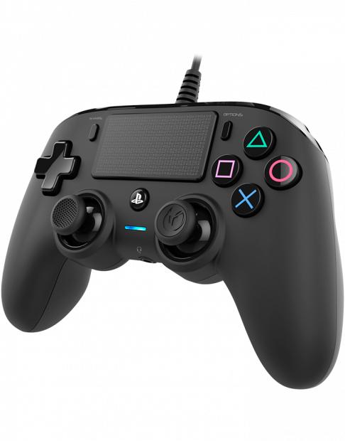 NACON Wired Compact Controller – Sort Gamepad til PS4 & PC