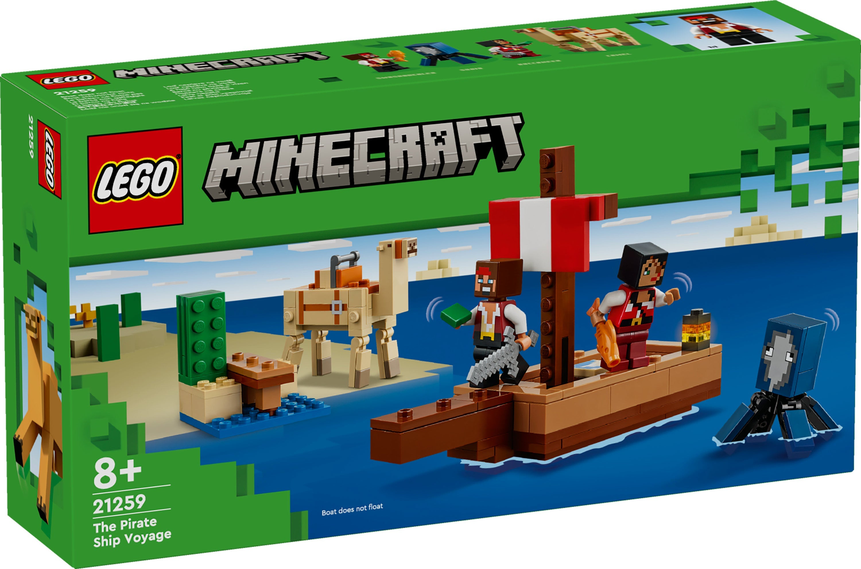 LEGO Minecraft - The Pirate Ship Voyage (21259)