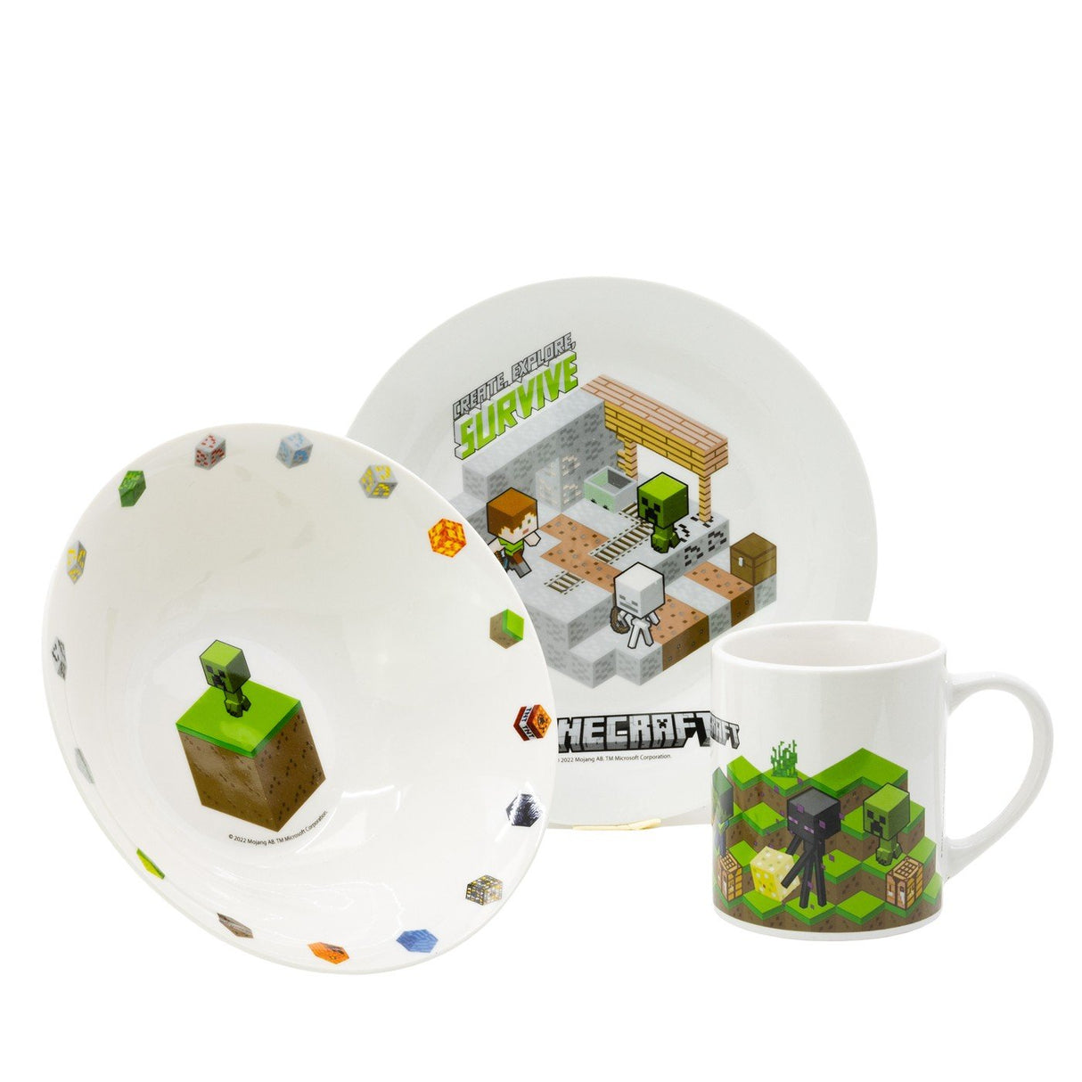 3-delat keramiskt presentset – Minecraft
